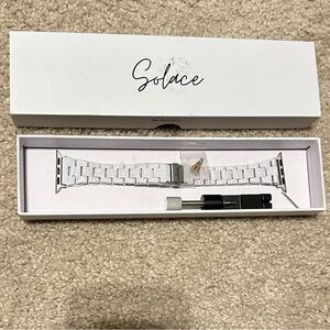 Solace band Apple Watch strap - new with box - slim permaband fits 38/40/41 mm